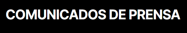 comunicados de prensa